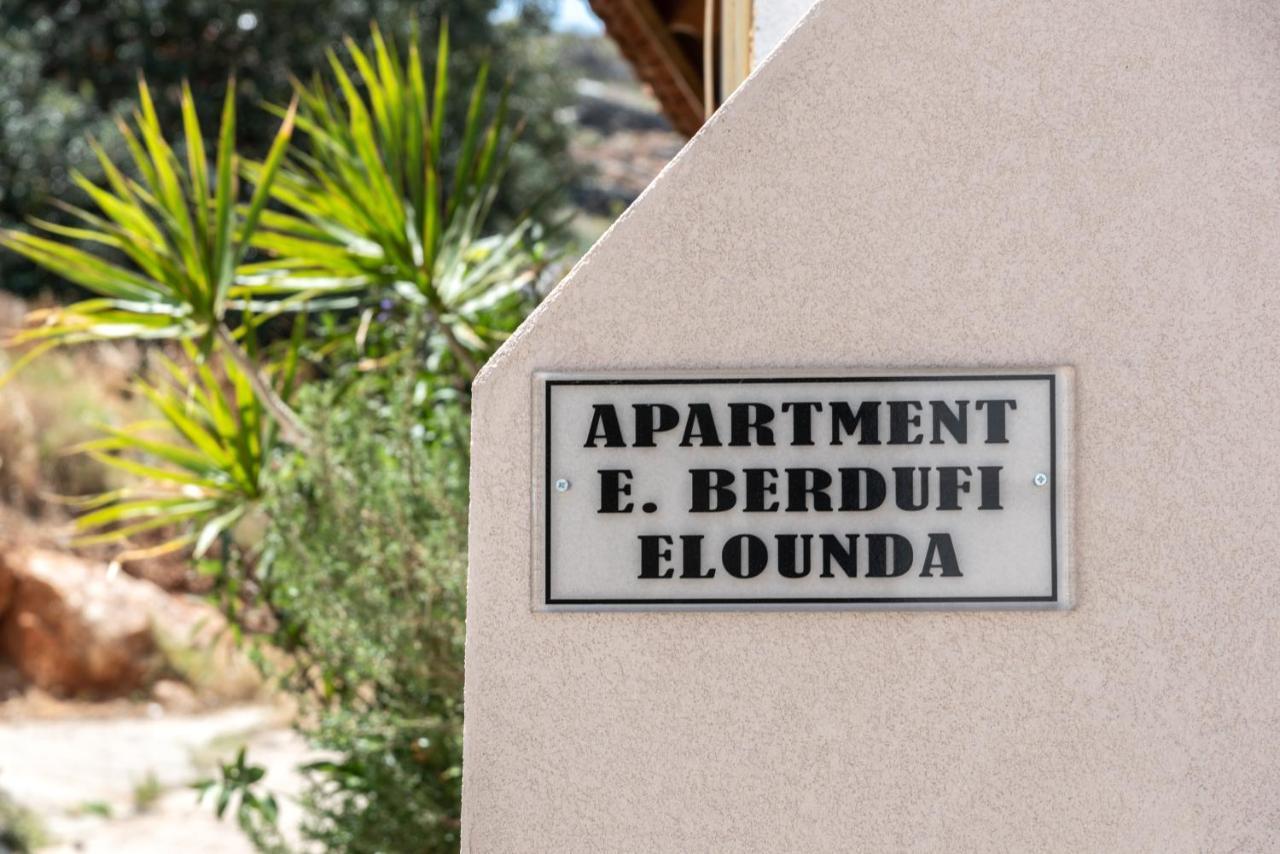 E.Berdufi Apartament Sea View Elounda Exterior foto